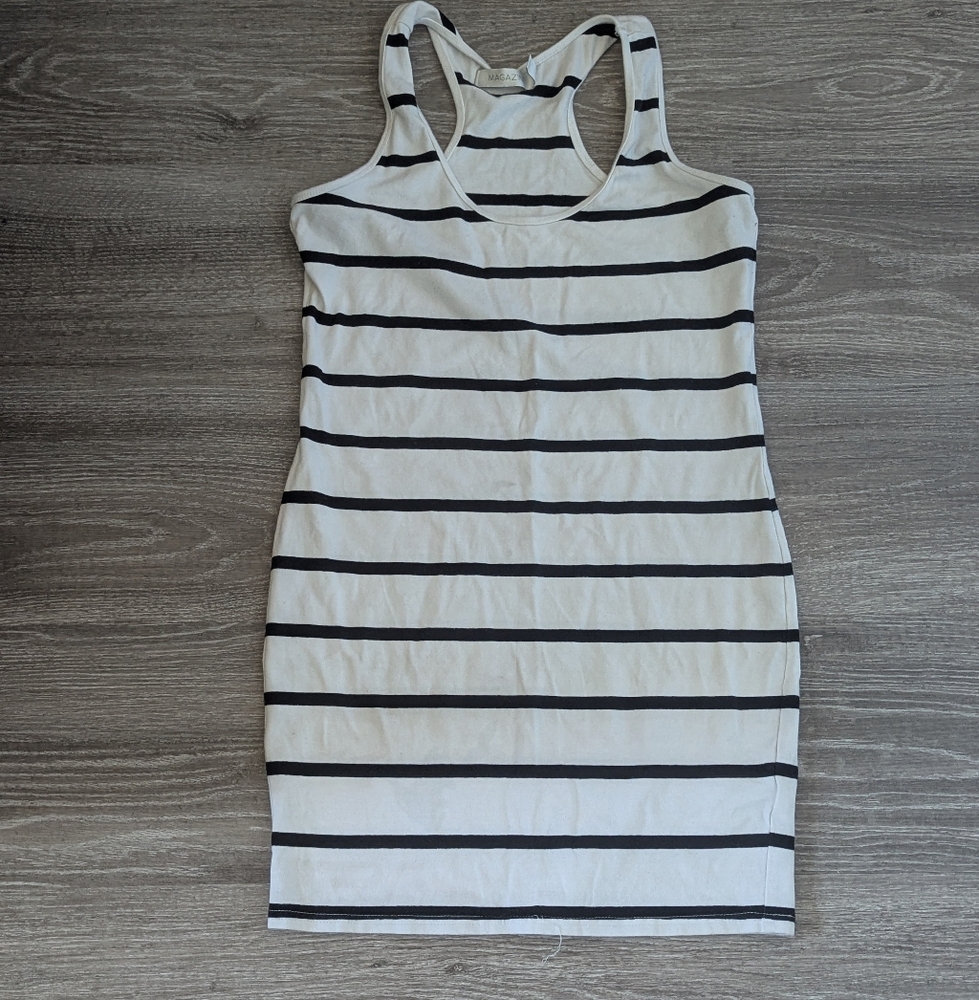 MAGAZINE | striped mini racerback